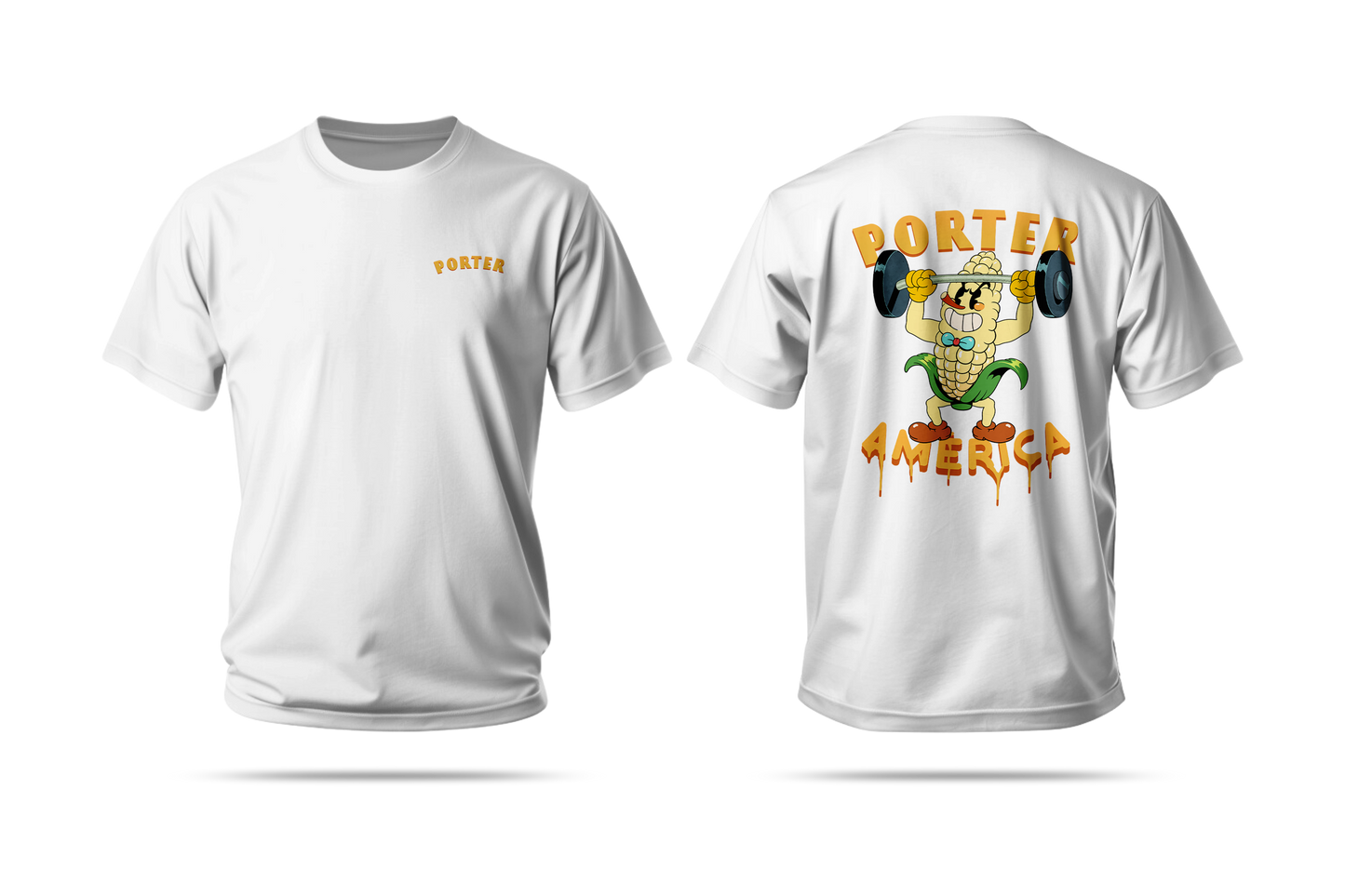 Playera Porter AMERICA BLANCA