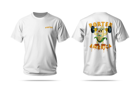 Playera Porter AMERICA BLANCA