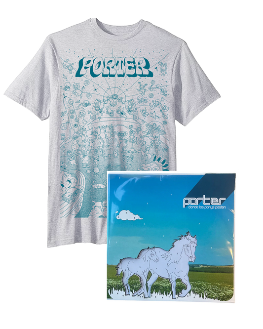 Vinilo Donde los Ponys pastan + Playera Ilustración