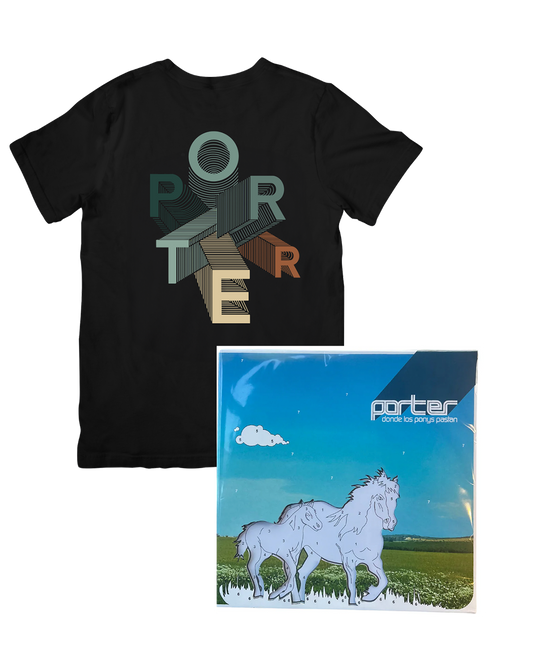 Vinilo Donde los Ponys pastan + Playera historia sin fin